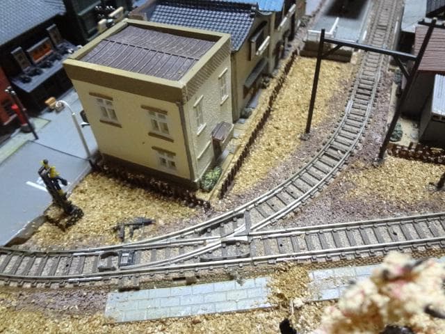 完成品 Nゲージ鉄道模型 昭和の鉄道模型をつくる レイアウト　ジオラマ　ジオコレ