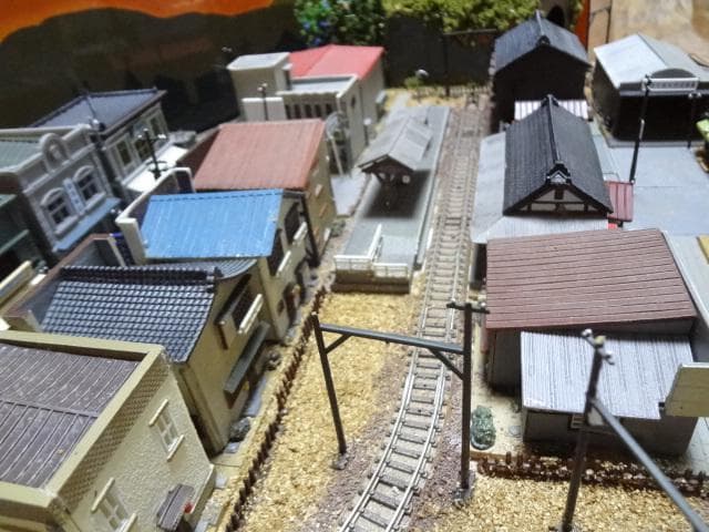 完成品 Nゲージ鉄道模型 昭和の鉄道模型をつくる レイアウト　ジオラマ　ジオコレ