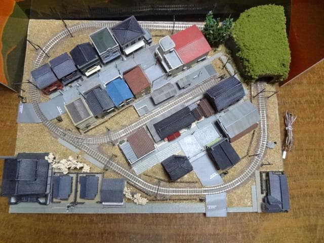 完成品 Nゲージ鉄道模型 昭和の鉄道模型をつくる レイアウト　ジオラマ　ジオコレ