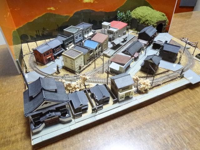 完成品 Nゲージ鉄道模型 昭和の鉄道模型をつくる レイアウト　ジオラマ　ジオコレ
