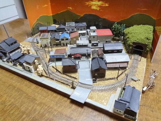 完成品 Nゲージ鉄道模型 昭和の鉄道模型をつくる レイアウト　ジオラマ　ジオコレ