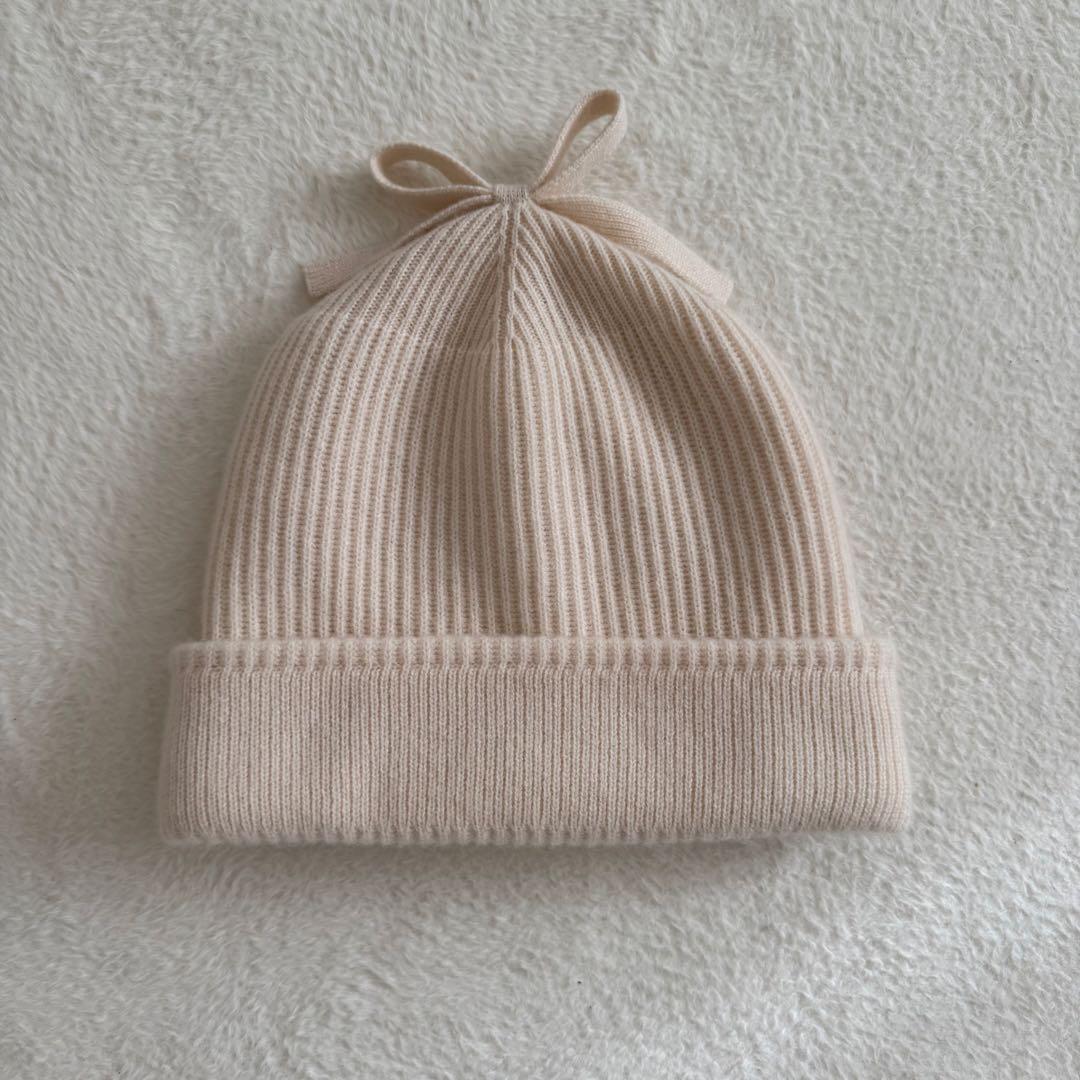cccmalie シーマリー　カシミヤ　リボンニット帽