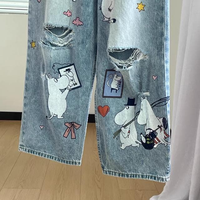ACNE STUDIOS MOOMIN コラボ ジーンズ 美品 S