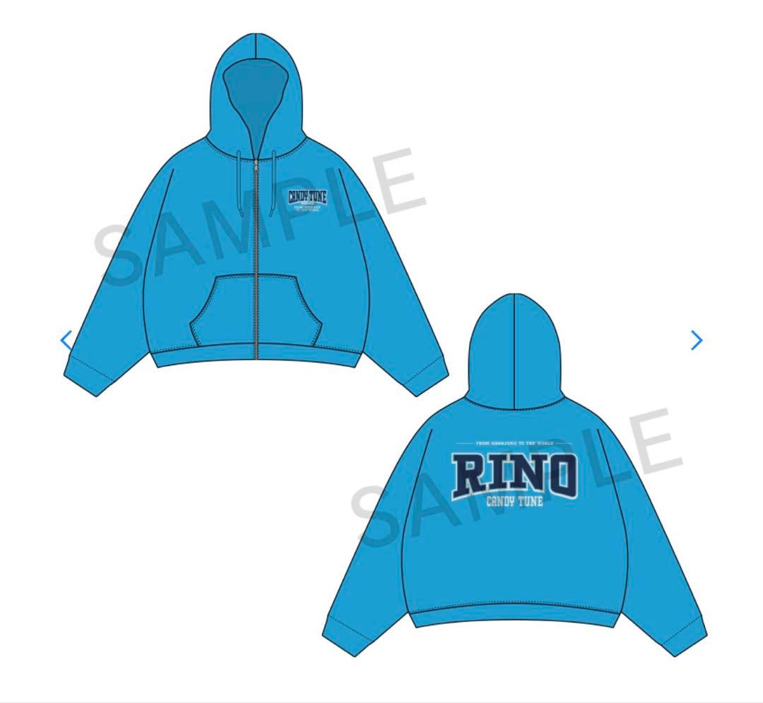 candy tune OSHI API Zip-up hoodie 福山梨乃