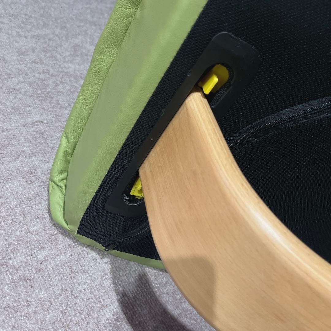 エコーネス リクライニングソファのオットマン グリーン★ チェア別出品セット販売