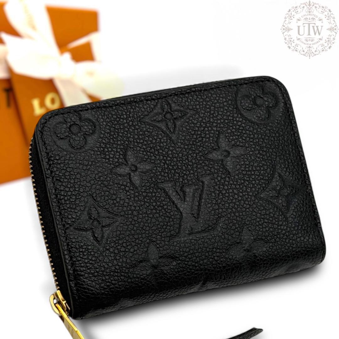 ルイヴィトン アンプラント ジッピーパース ブラック　財布　カードケース