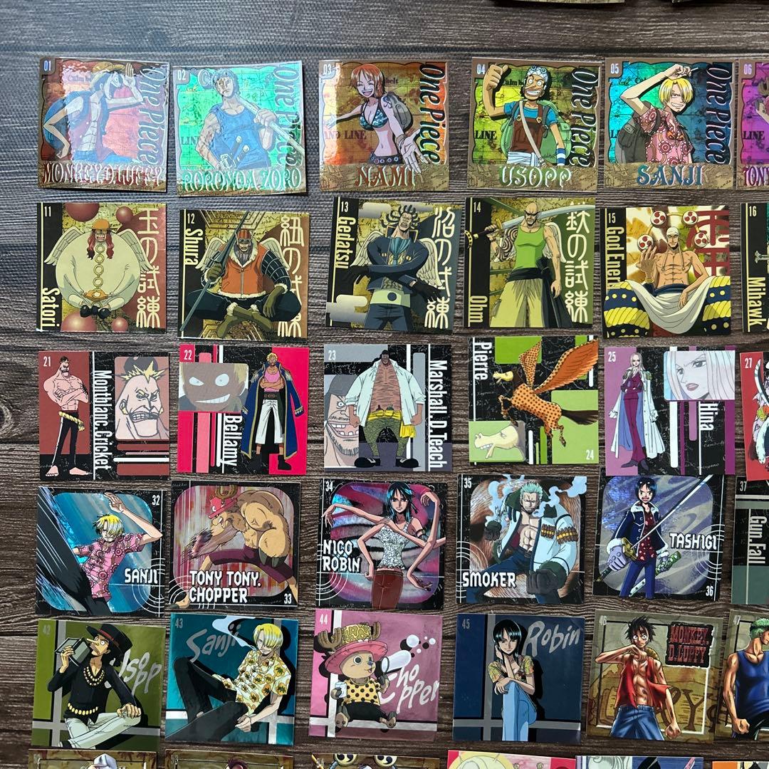 平成レトロ激レア　ワンピース　森永シール86枚セット