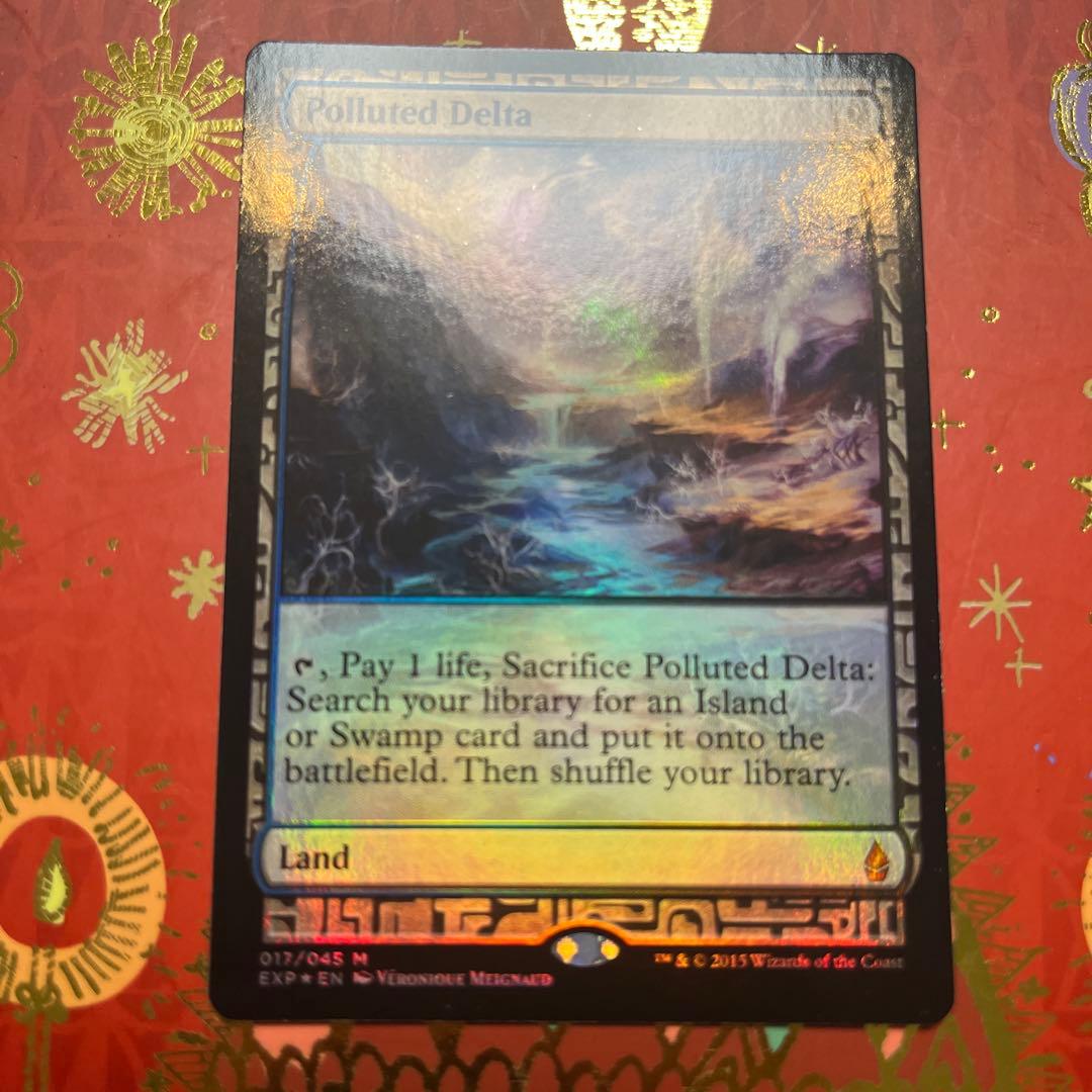 mtg 汚染された三角州　exp エクスペディション　foil