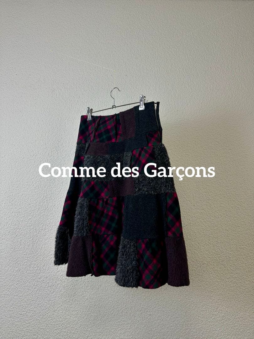 Comme des Garçons Crazy Check Skirt