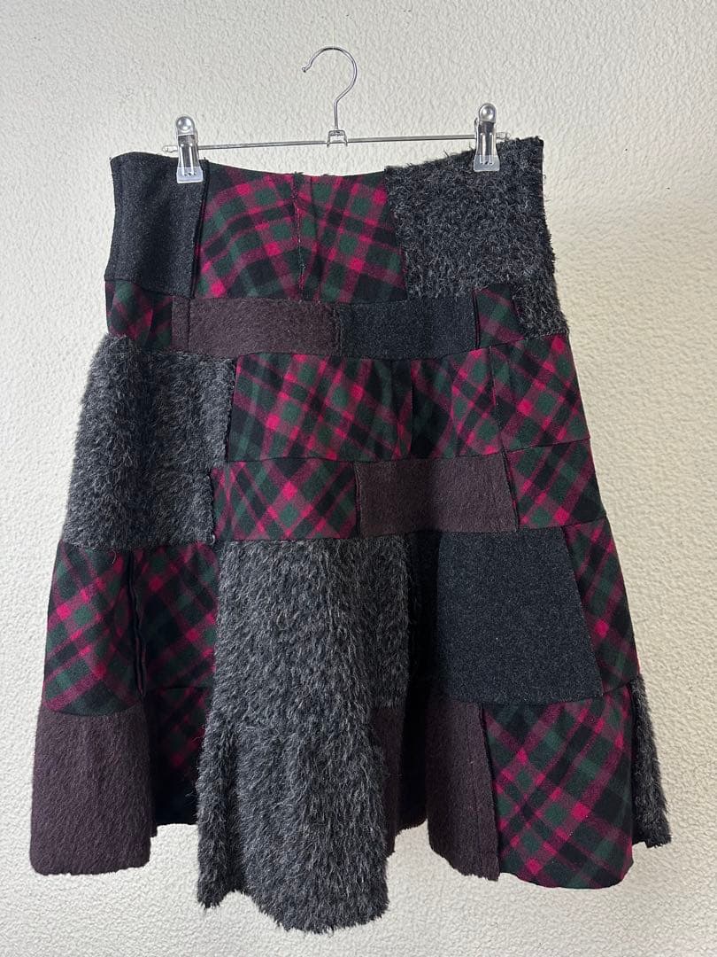 Comme des Garçons Crazy Check Skirt