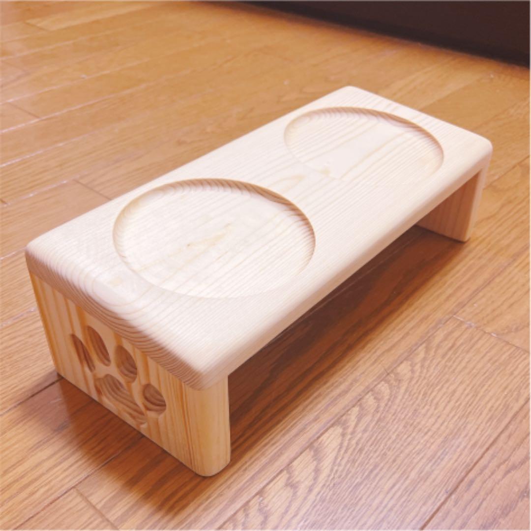 オーダー　ペット　フードスタンド　フードテーブル　餌台　餌入　水入れ　ご飯台