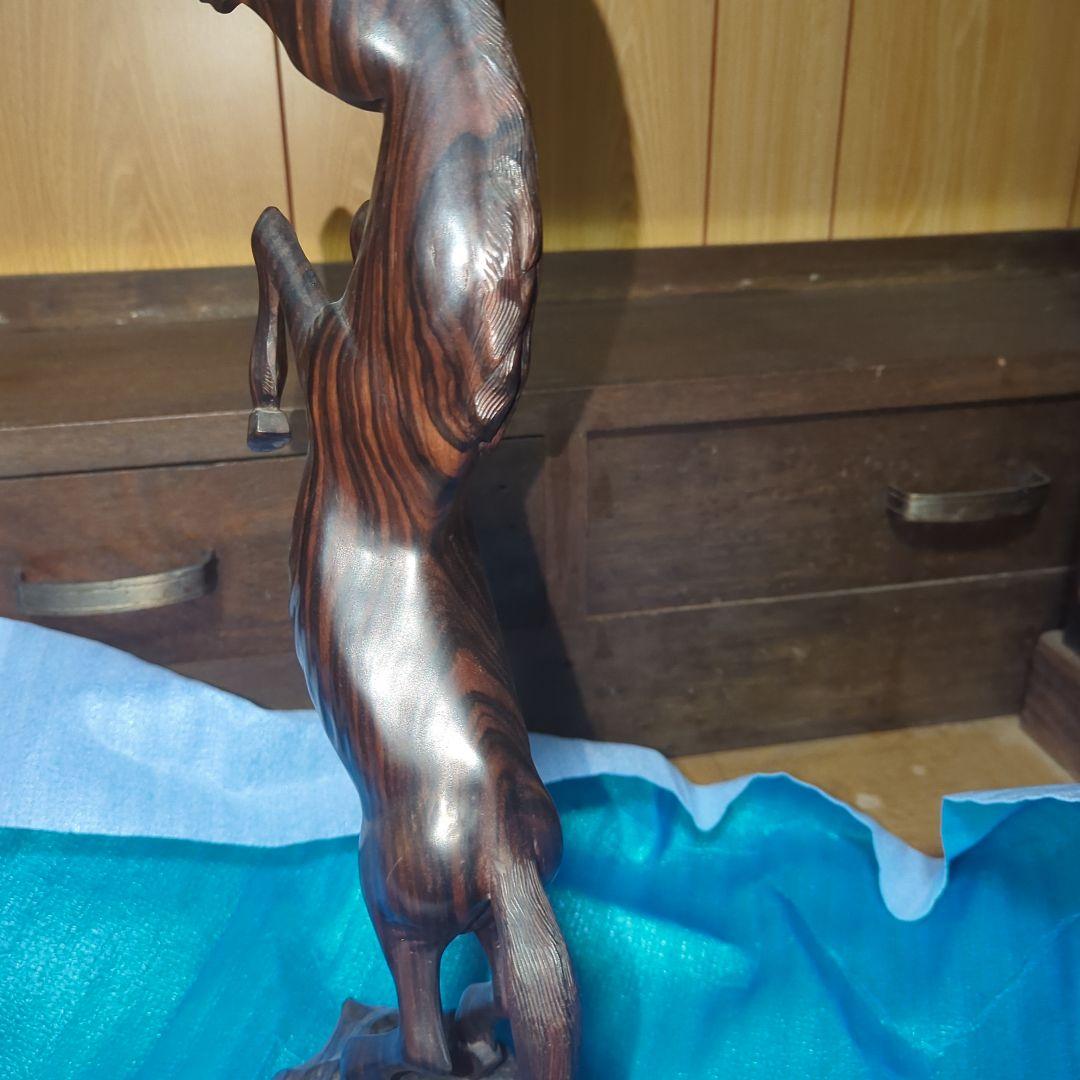 馬の木の置物