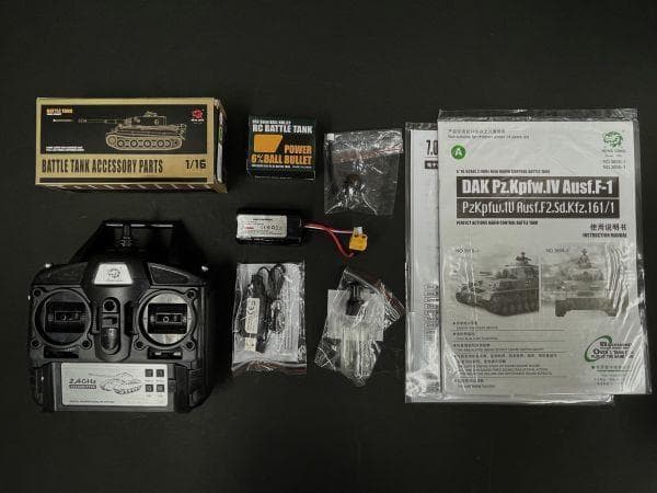 技術基準適合証明済 Henglong 1/16 ドイツ IV号 F2型 4号戦車
