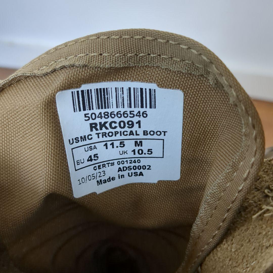 米軍実物　新型　未使用　ロッキー　トロピカルブーツ　29.5cm