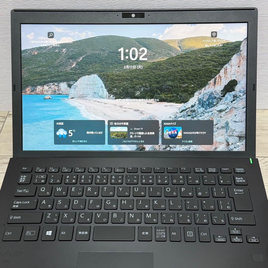VAIO Pro PG/カメラSSD/Windows11/ノートパソコン/8GB