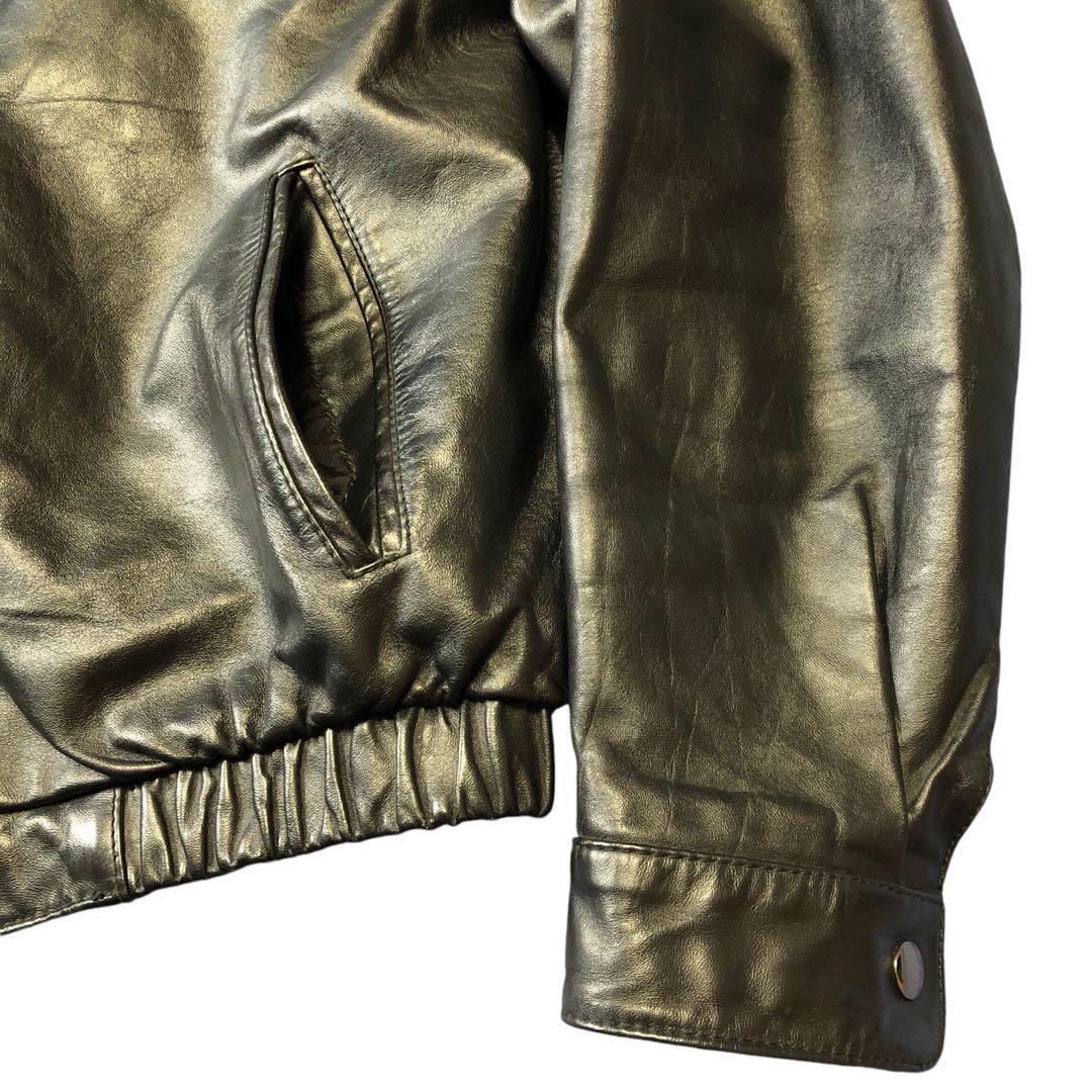 BERMANS 本革ライダースジャケット　黒　スリーエムシンサレート★★★