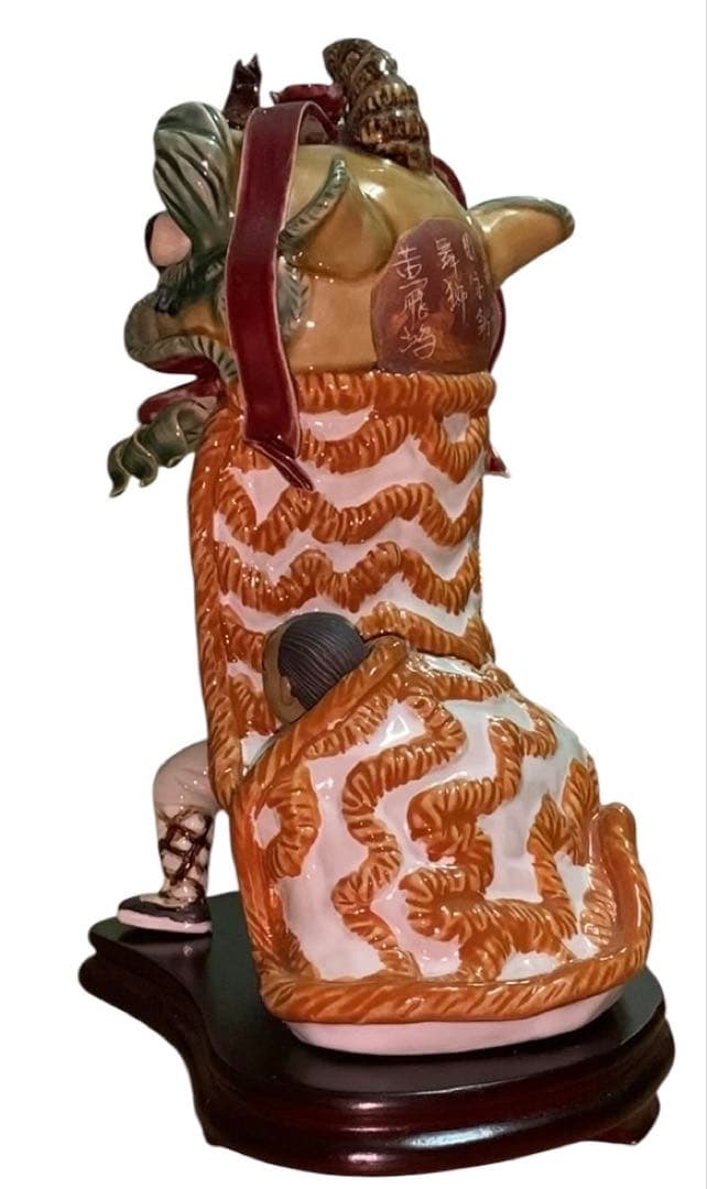 石湾窯 【黄飛鴻】獅子舞 ジャッキー・チェン 酔拳モデル 魔除け 幸運 縁起物