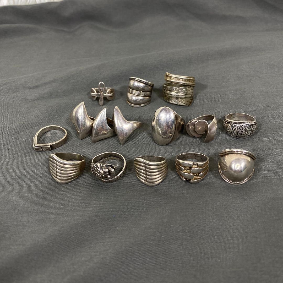 リング 15点まとめ売り 925刻印 一部シルバーリング