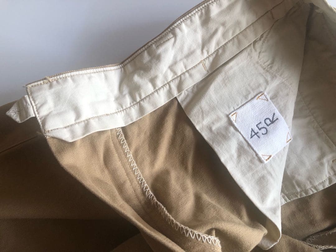 【美品】45r おこめチノ 908 シャルロットパンツ 玄米 28インチ