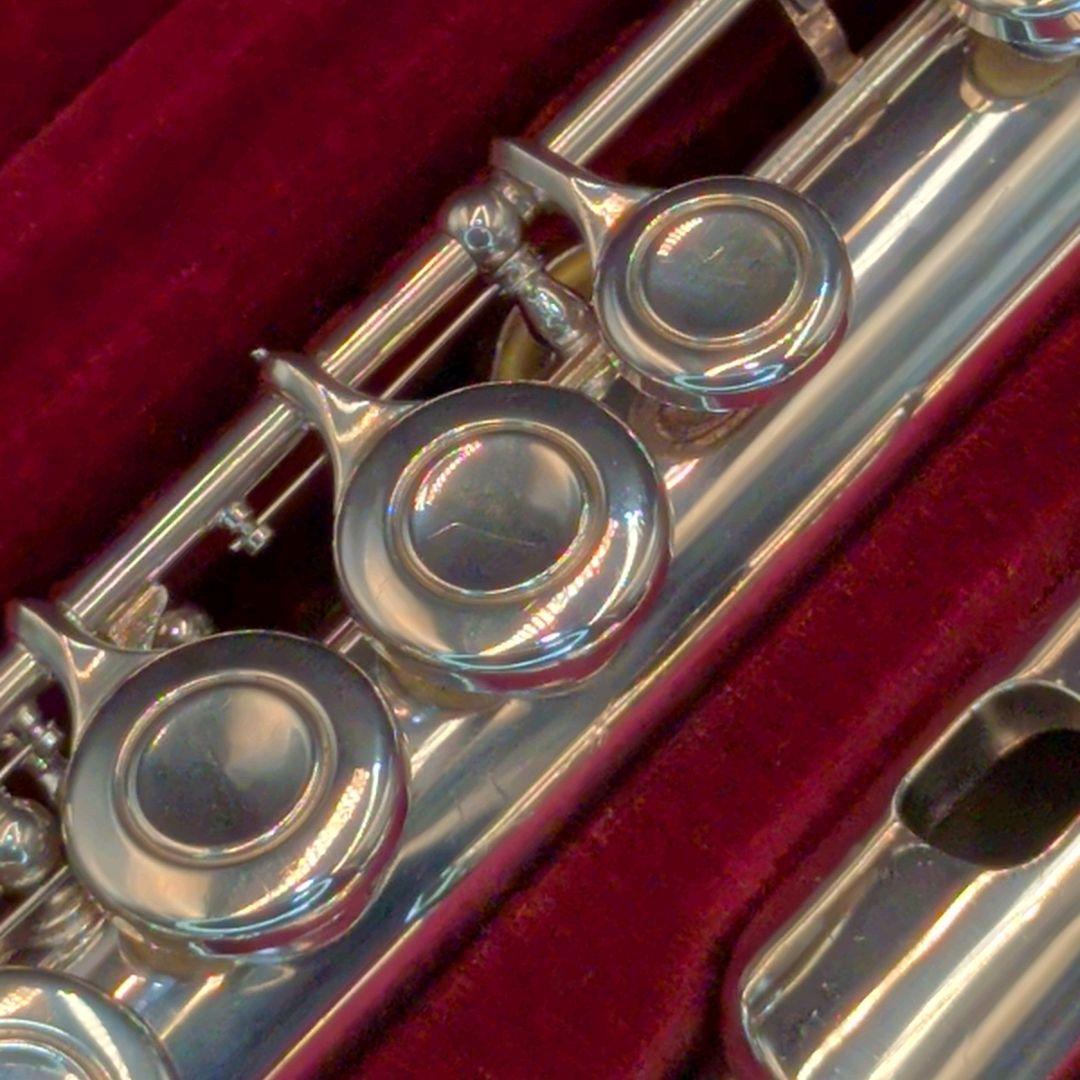 フルート　調整済　ヤマハ　YFL311（頭部管銀製Eメカ仕様銀メッキ仕上げ）