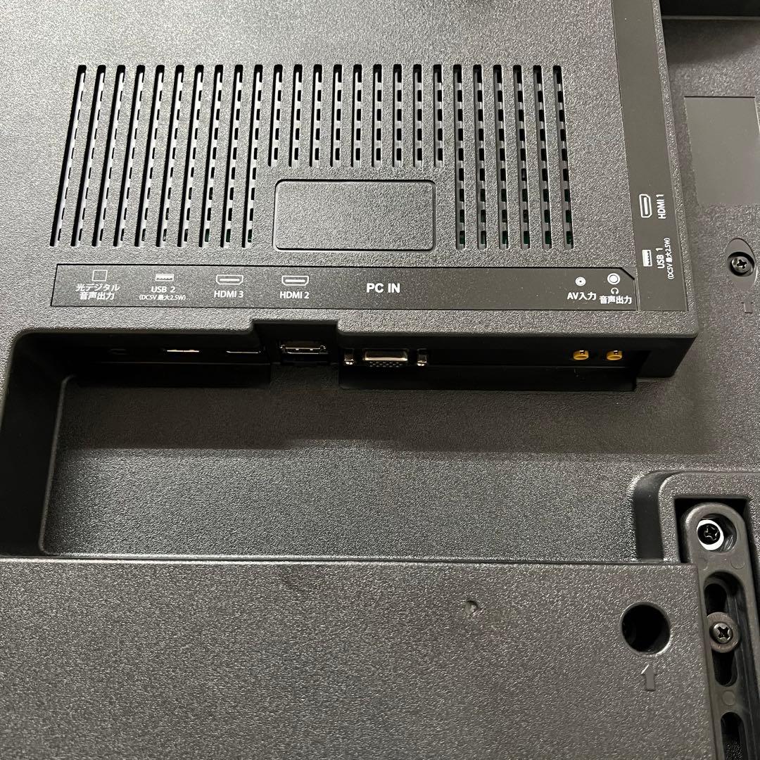 即日受渡割❣️全国送料込5年前購入DMM43型4KモニターHDMI3スピーカーリモ