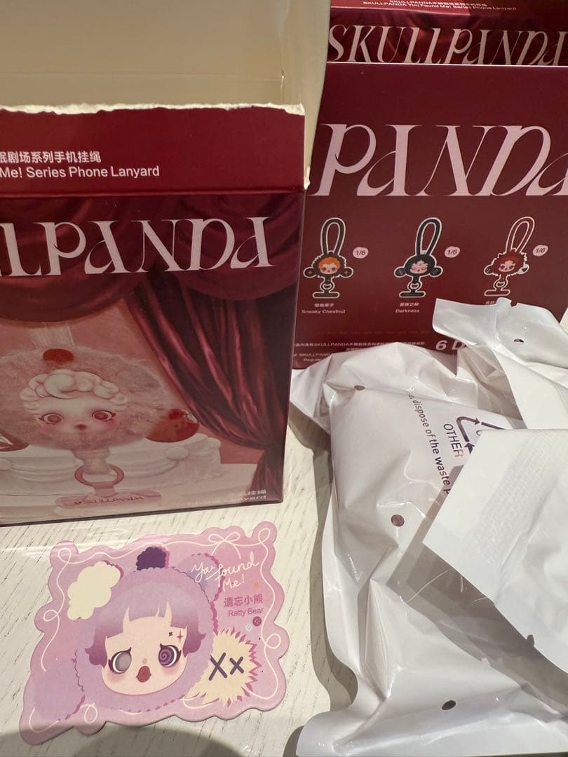 スカルパンダ You Found Me! 新作 スマホストラップ