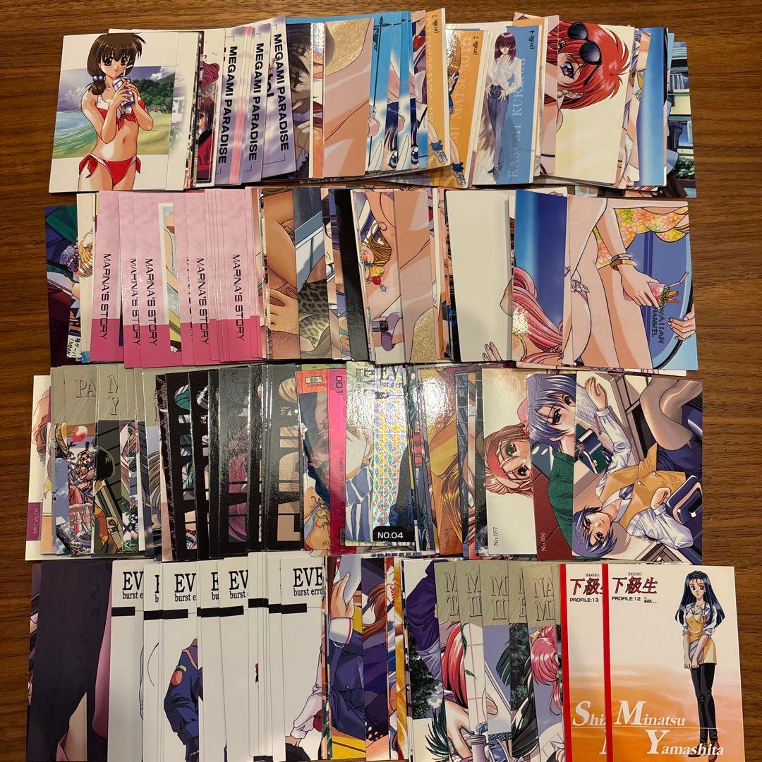 【t111】美少女ゲーム　カード　約1196枚まとめ売り