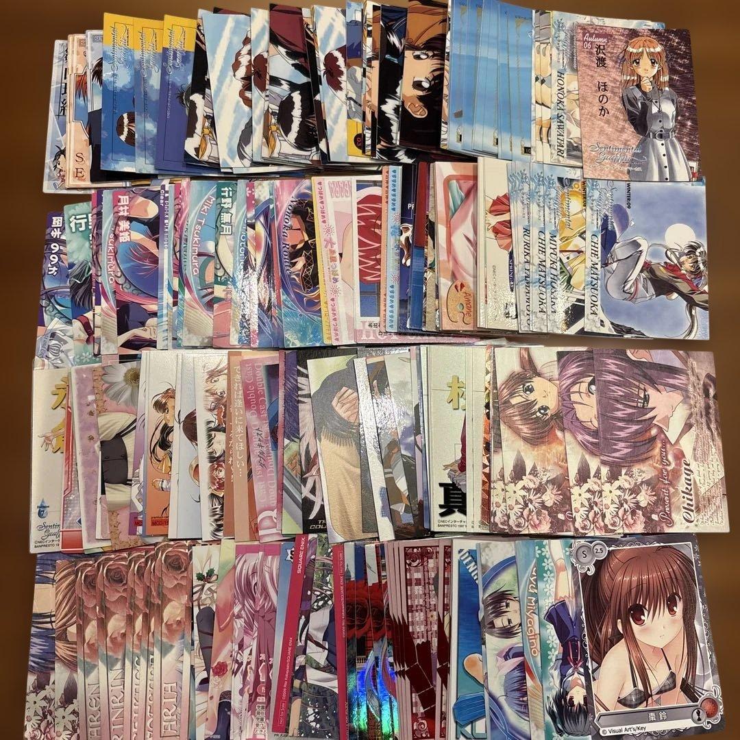 【t111】美少女ゲーム　カード　約1196枚まとめ売り