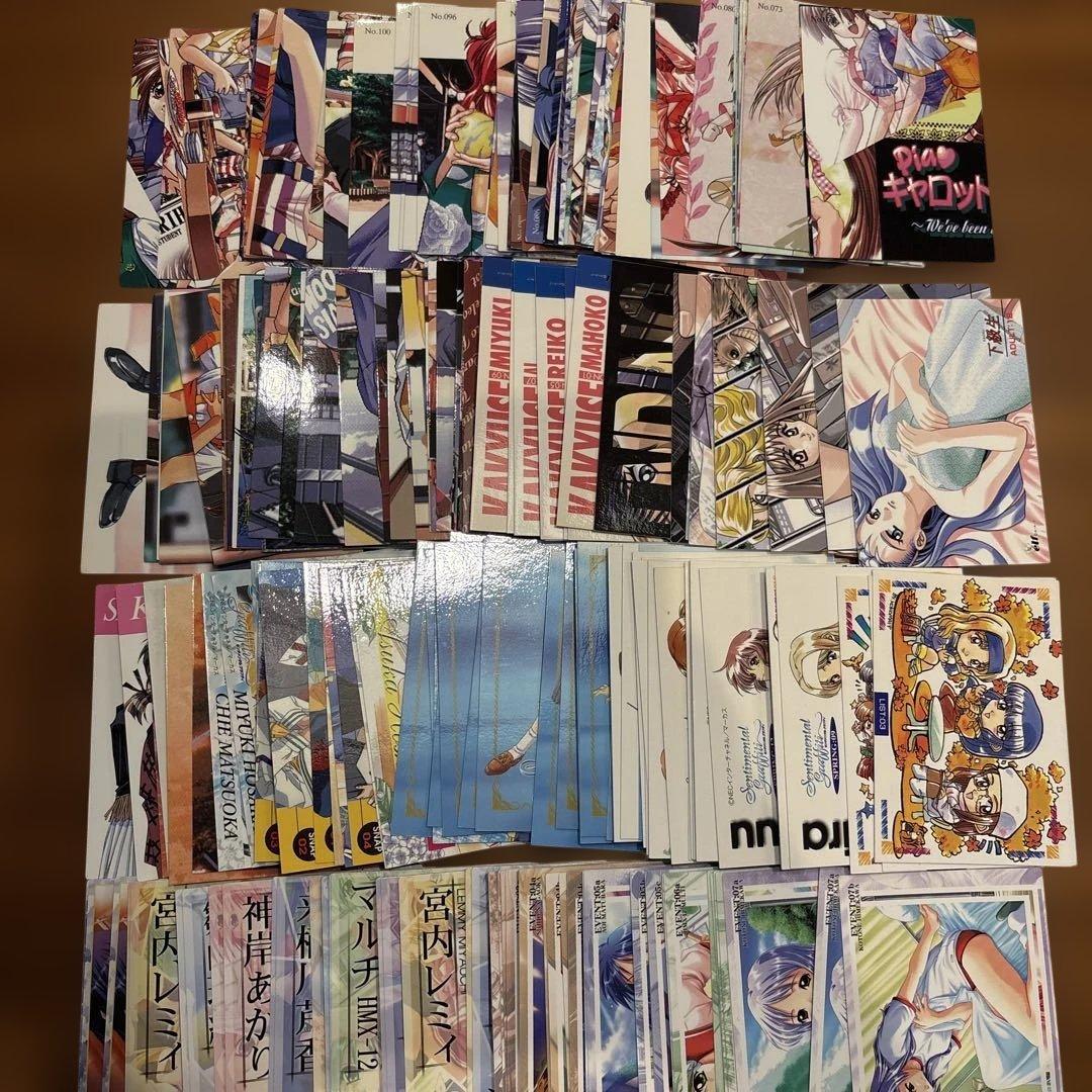 【t111】美少女ゲーム　カード　約1196枚まとめ売り