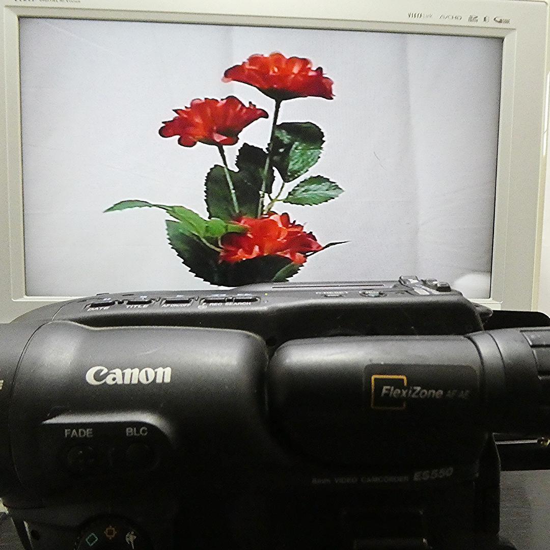 動動作良好　キャノンES550 Video8 8ミリビデオカメラ DVD化に最適