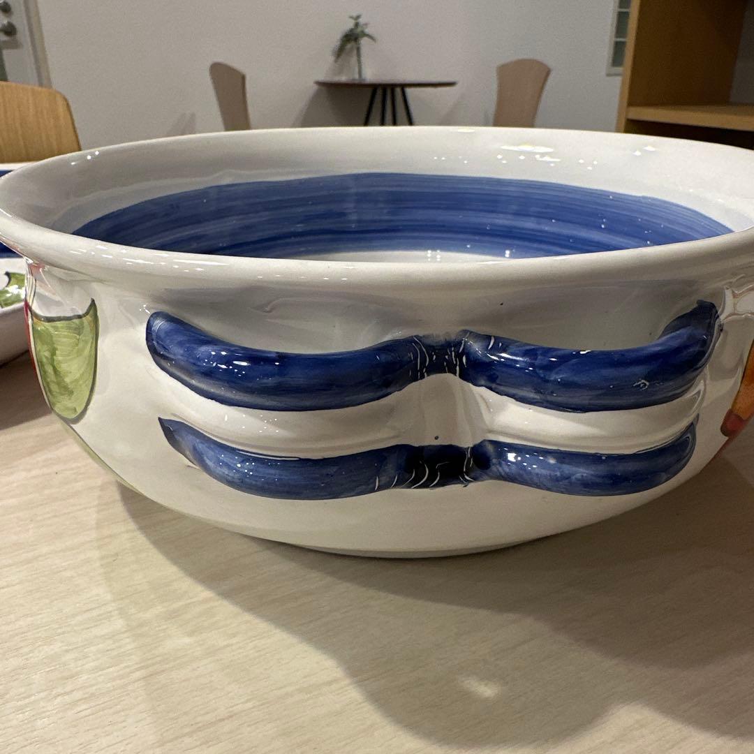 Nino Parrucca ニーノパルッカ シチリア職人 スパゲティ皿セット