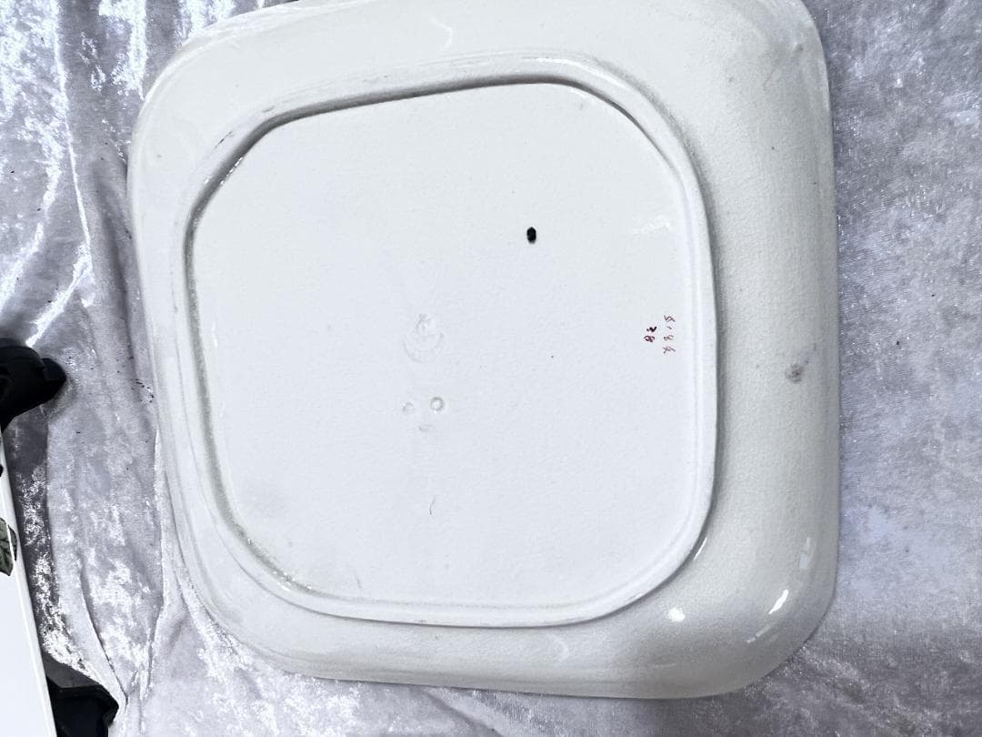 ジョージ・ジョーンズ　角皿　花鳥図 4枚組