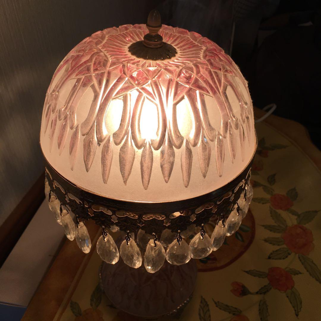 照明　ガラス　フランス　アンティーク　美術品