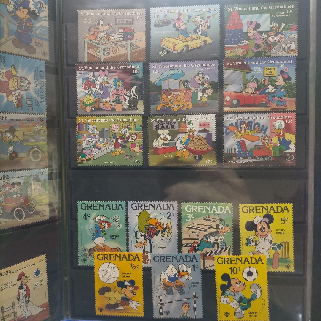 5560 外国切手 複数国 ディズニー シリーズ大量まとめ 全て未使用