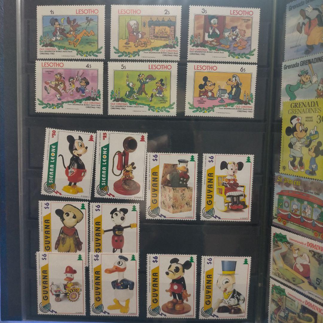 5560 外国切手 複数国 ディズニー シリーズ大量まとめ 全て未使用