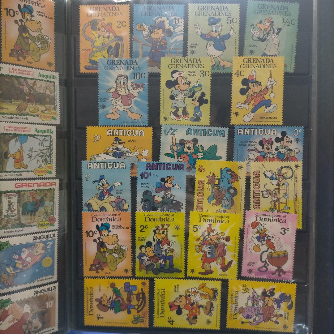 5560 外国切手 複数国 ディズニー シリーズ大量まとめ 全て未使用