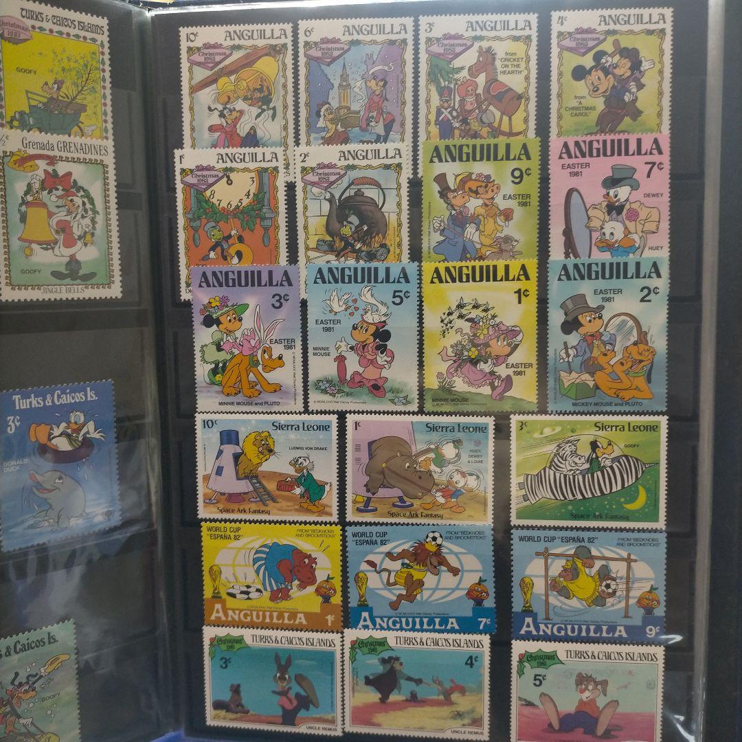 5560 外国切手 複数国 ディズニー シリーズ大量まとめ 全て未使用