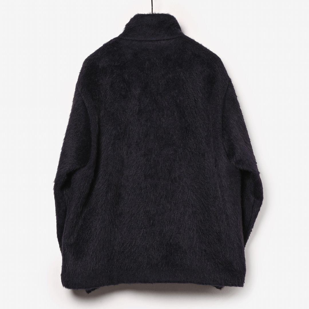 comoli 23AW キャメルシャギージャケット　ネイビー