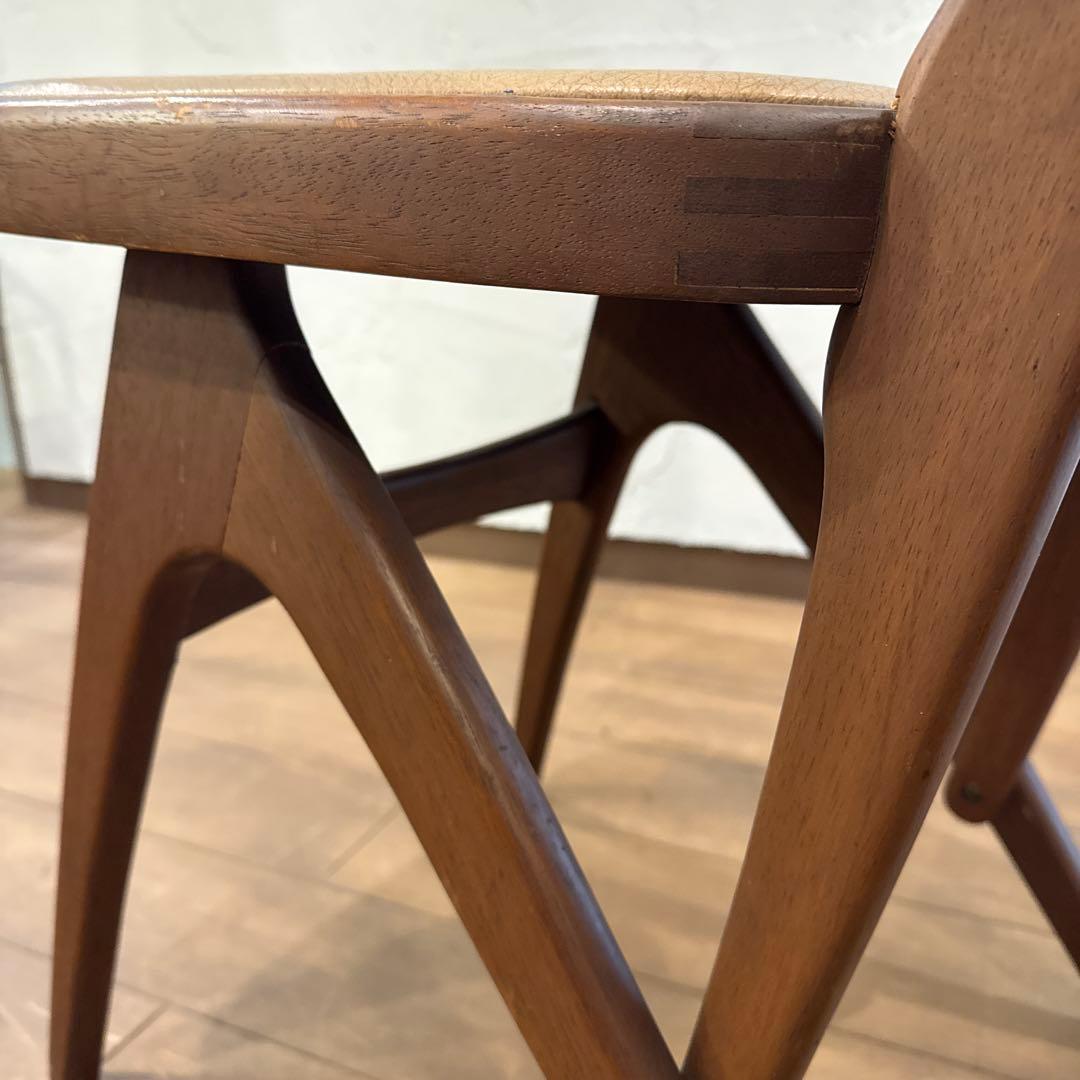 マルニ木工 デルタチェア ヴィンテージ 孔雀マーク