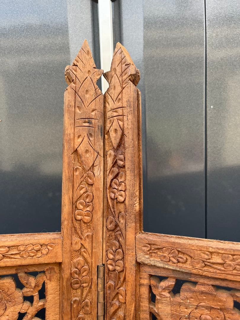 アジアンパーテーション 木製 間仕切り インドネシア