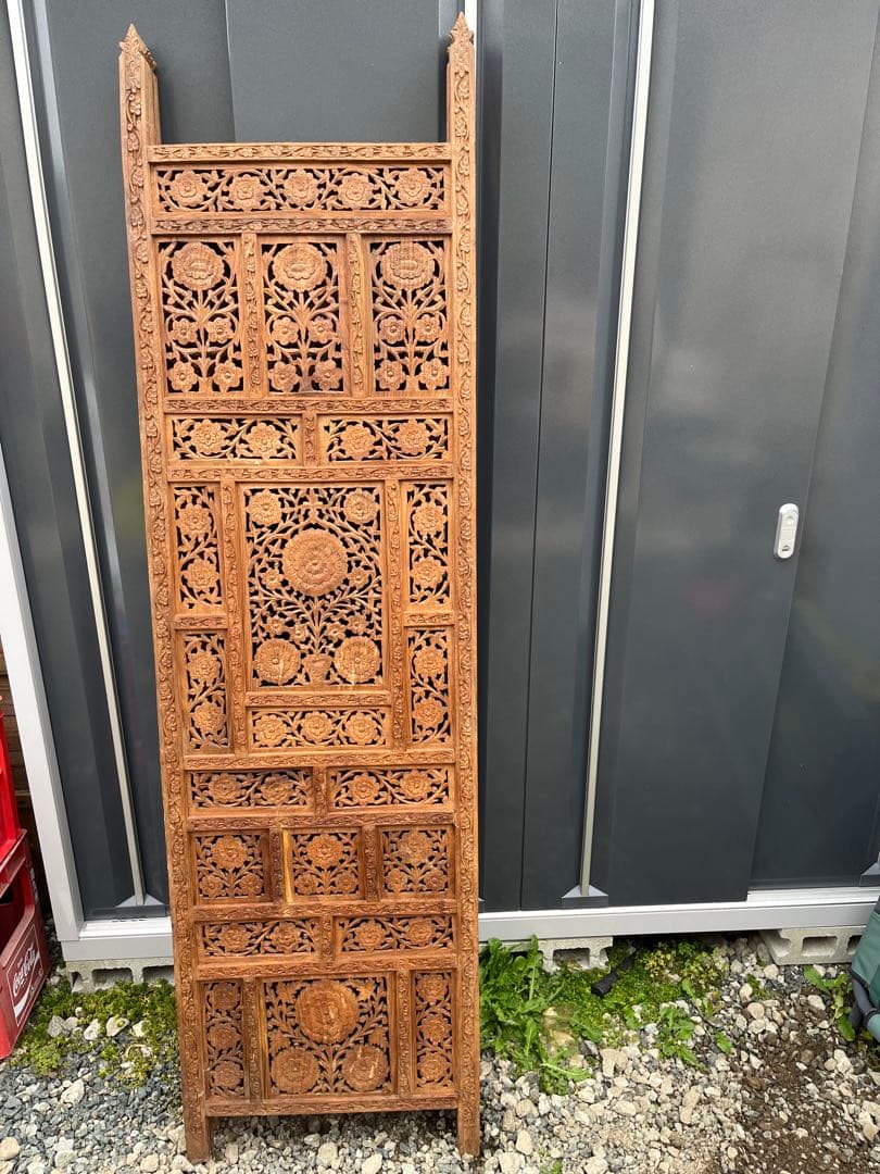 アジアンパーテーション 木製 間仕切り インドネシア