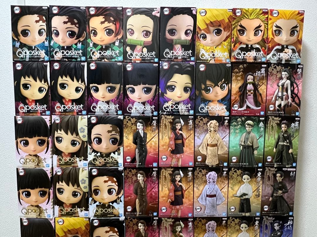 未開封 鬼滅の刃 絆ノ装 qposket フィギュア 56個 まとめ売り