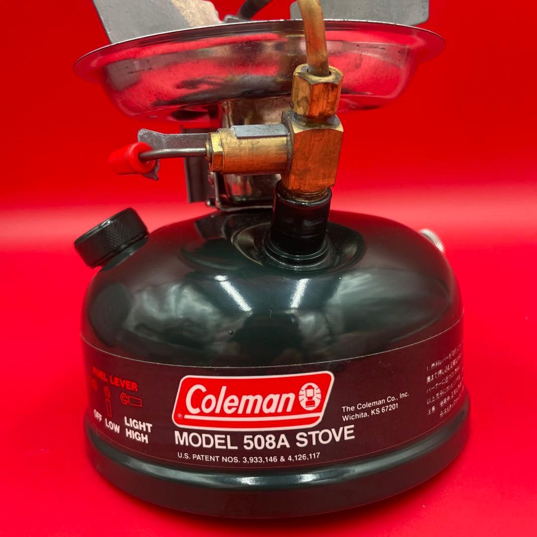 点火確認済　Coleman MODEL 508A STOVE シングルバーナー