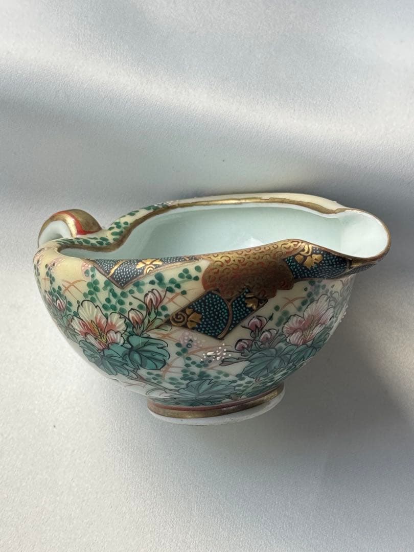 こちら専用です　　希少品　明治初期　骨董品　九谷焼　古九谷　九谷造　　煎茶々碗