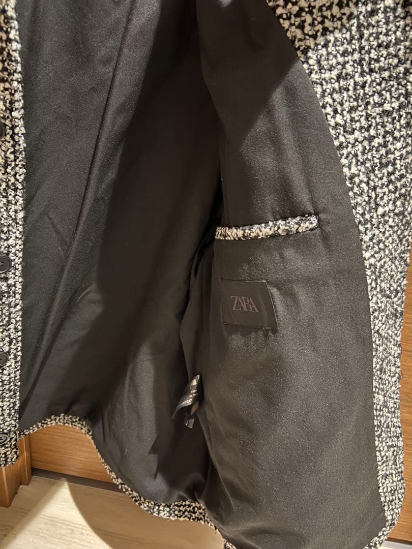 タグ付きZARA テクスチャーシャツジャケット　Sサイズ