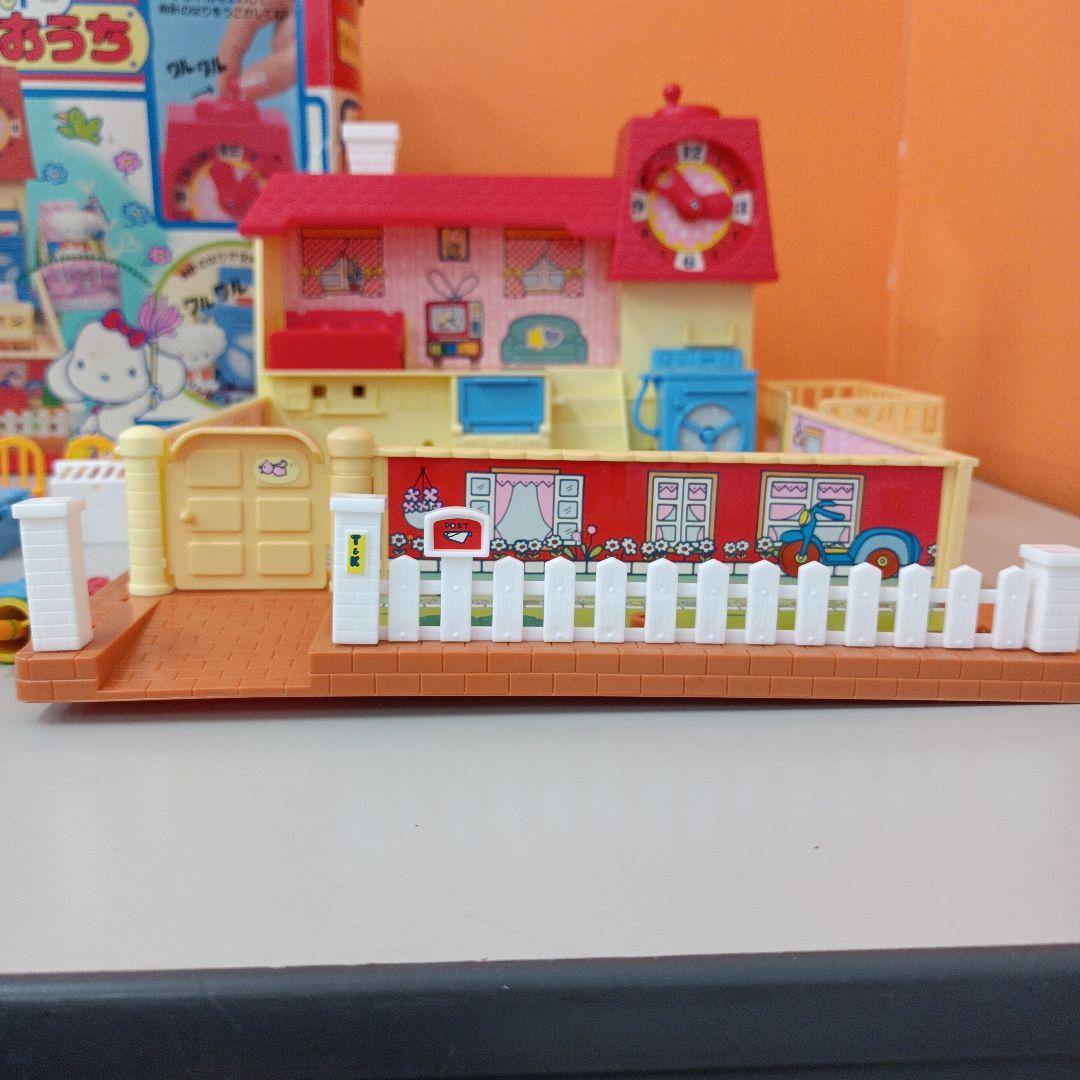 【不足品なし】サンリオ　トッピーとクッピーの時計のおうち レトロ