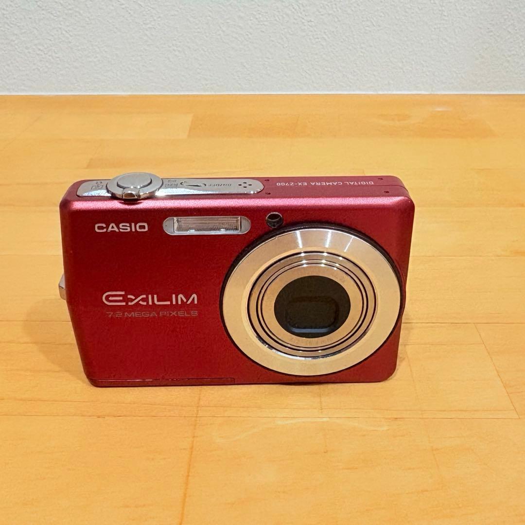 CASIO EXLIM EX-Z700 カシオ　コンデジ　レッド