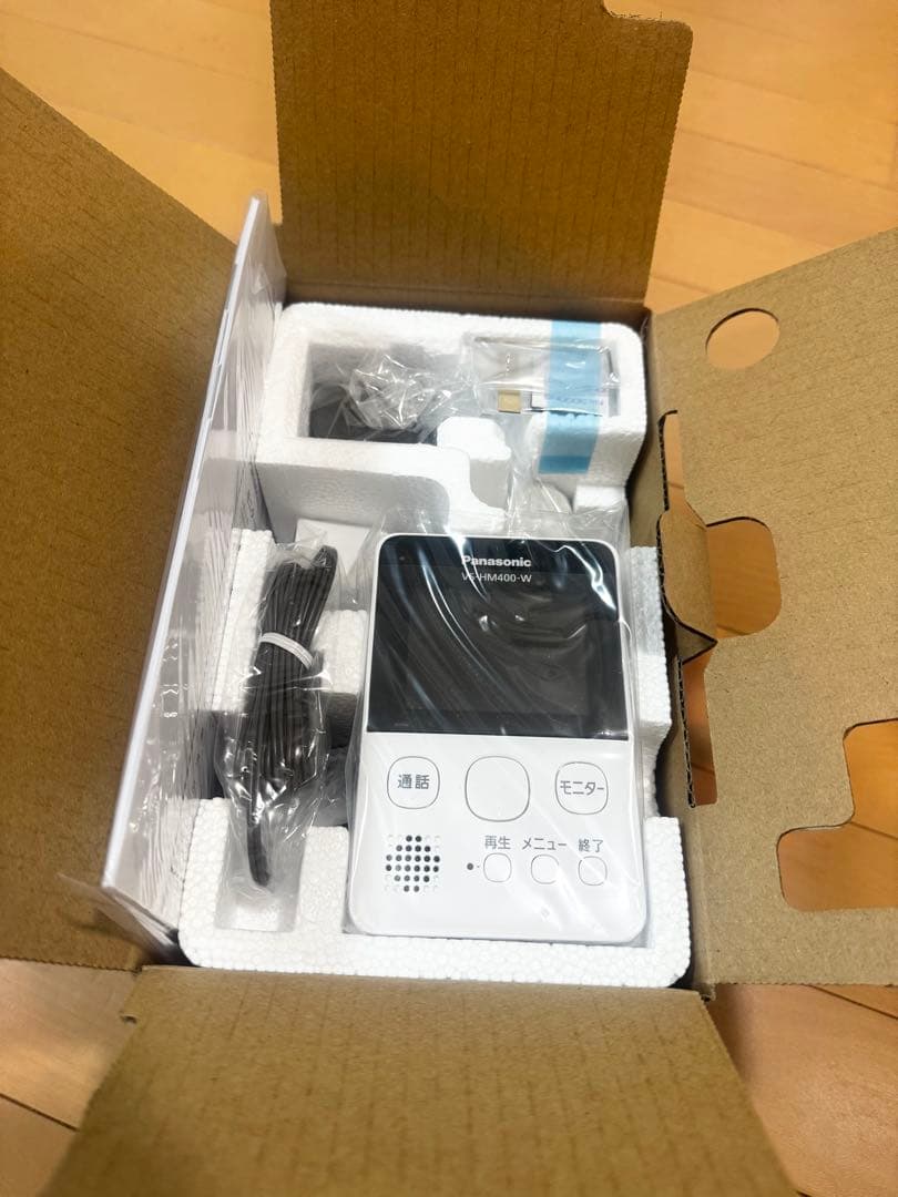 【新品未使用】パナソニック VS-HC400-W モニター付ドアカメラ ホワイト
