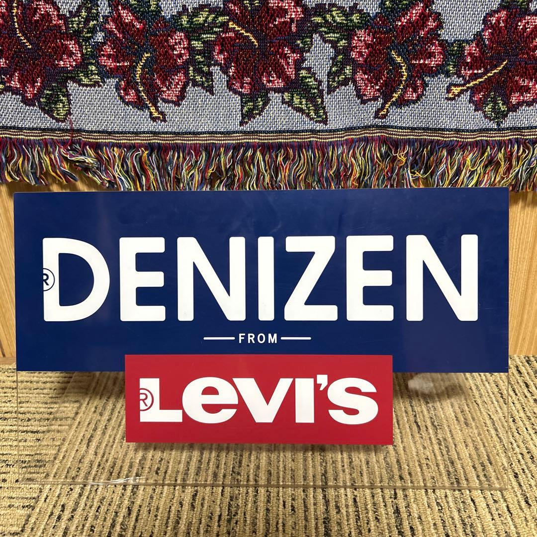 【希少】Levi's 看板　DENIZEN ディスプレイ　非売品