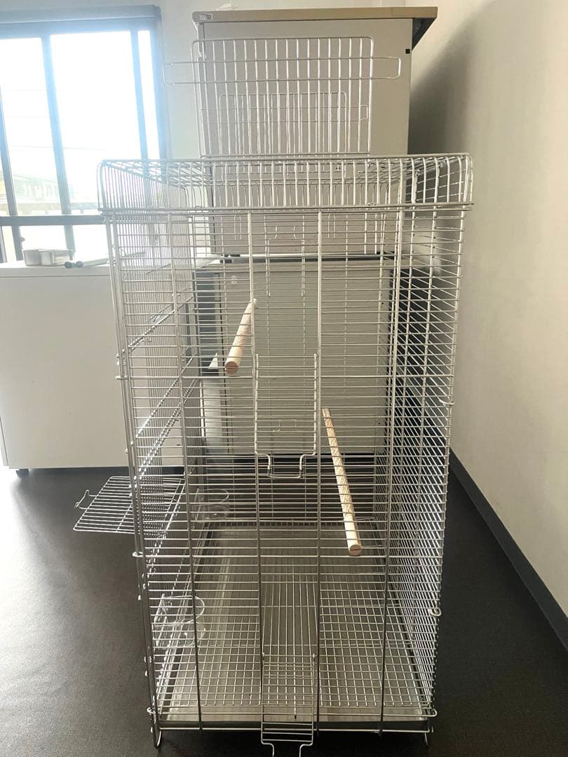 【新品未使用】オールステンレス製 大型ケージ　送料無料！お買い得価格